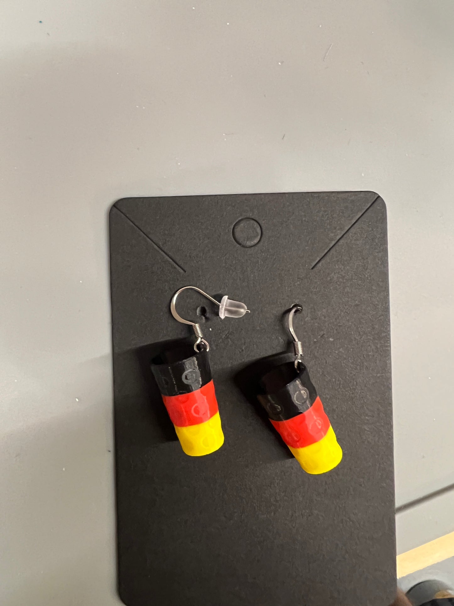 EM 2024 Edition Dubbeglas Ohrringe