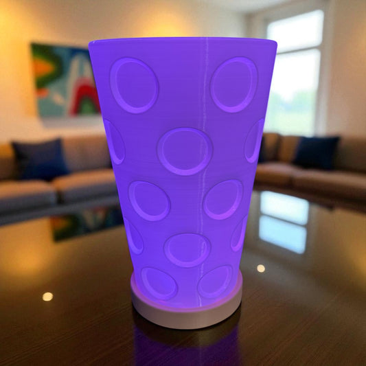 Dubbeglas Deko Tischleuchte Akku