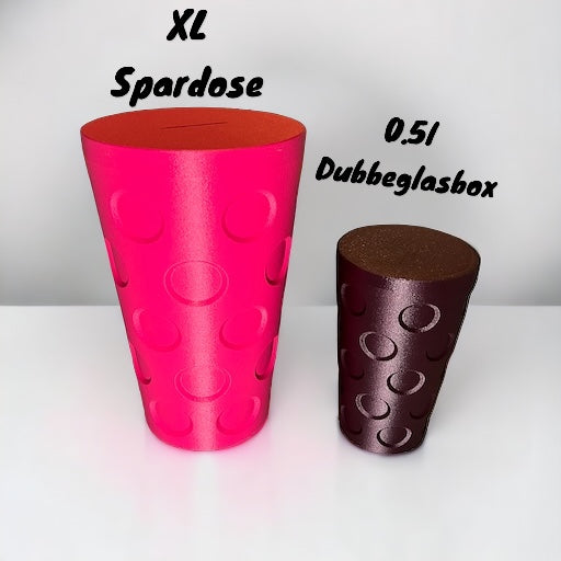 Dubbeglas Box Spardose Version XL Personalisiert