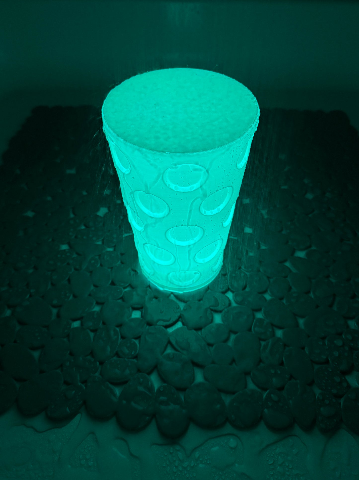 Dubbeglas LED Tisch-Deko-Leuchte mit Fernbedienung – Batteriebetrieben & Spritzwassergeschützt