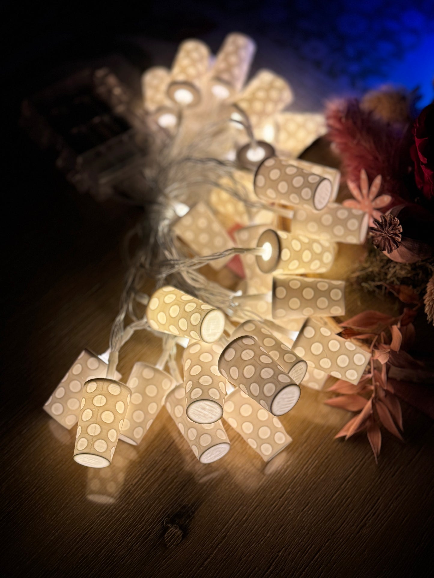 Dubbeglas Lichterkette – Solarbetriebene Bunte LEDs mit Verschiedenen Modi