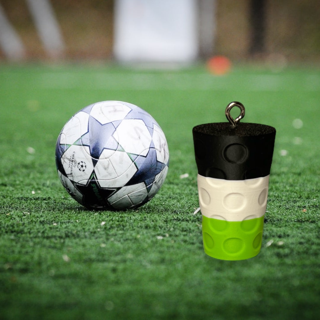 EM 2024 Edition Dubbeglas Anhänger in Länder- und Vereinsfarben