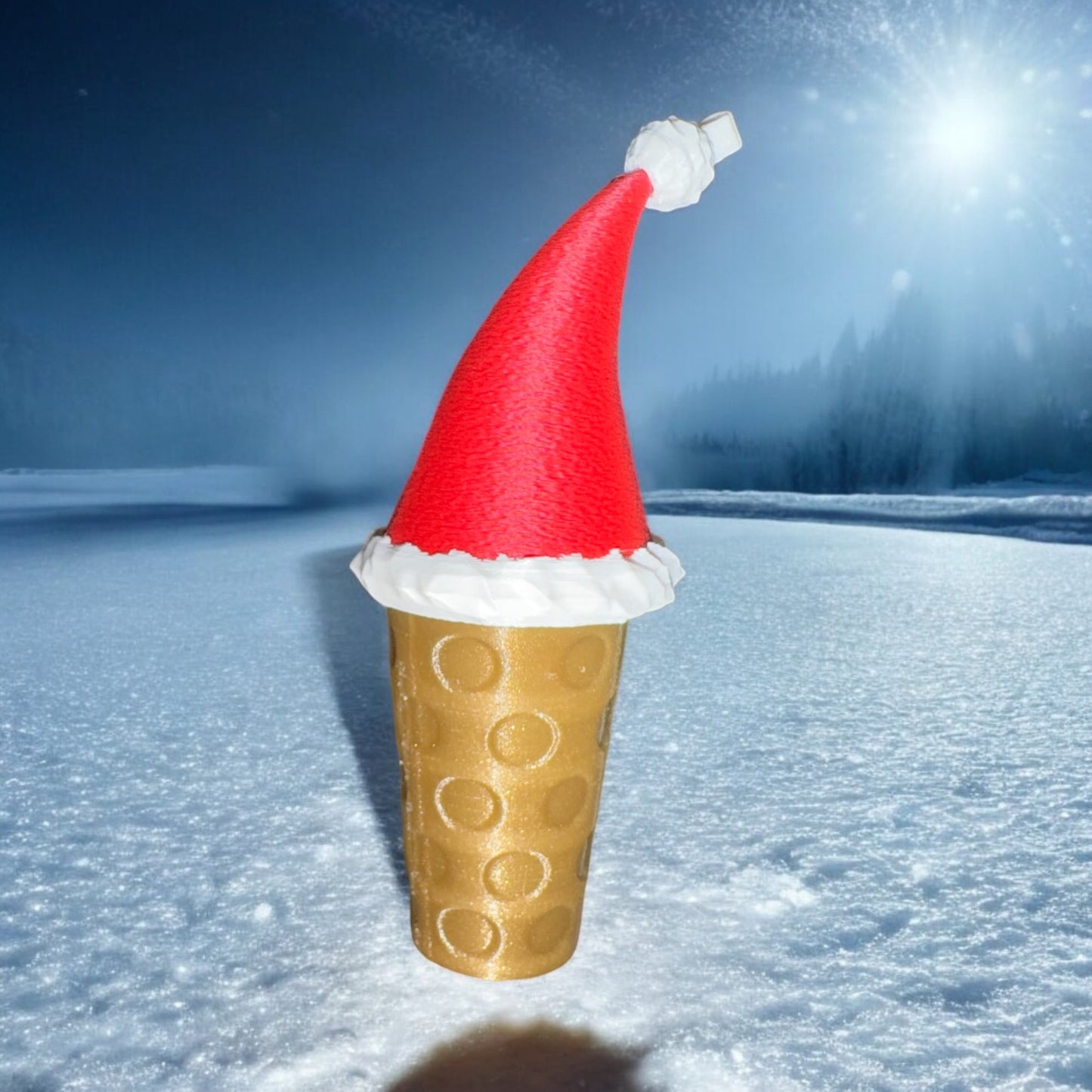 Dubbeglas Baumschmuck / Nikolaus Mütze