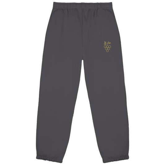 Fluffy Sweatpants mit Traube Gold