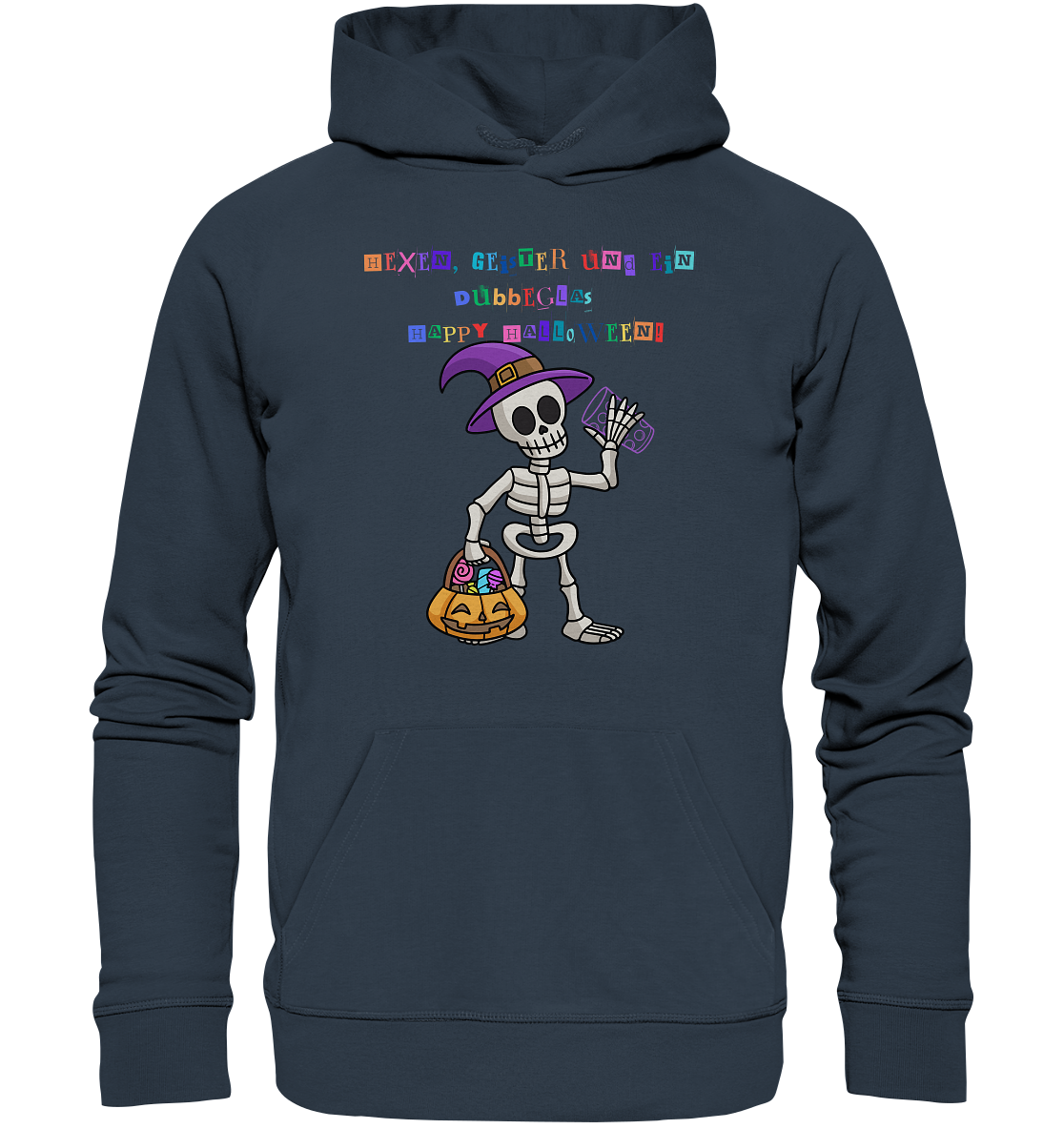 Hexen, Geister und ein Dubbeglas - Organic Hoodie