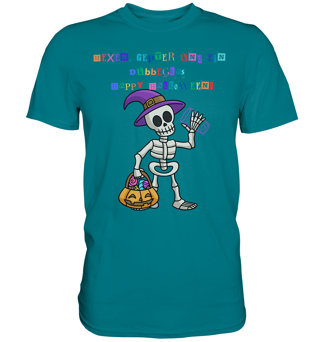 Hexen, Geister und ein Dubbeglas - Premium Shirt