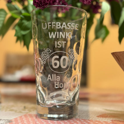 Dubbeglas 0,5l BÖ Klar mit Gravur nach Vorlage