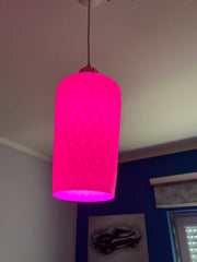 Gerippte Lampenschirm ( Apfelwein Glas )