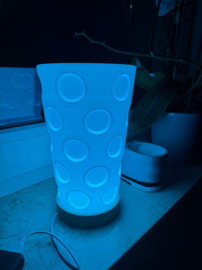 Dubbeglas-LED-Lampe USB betrieben