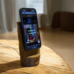 Dubbeglas Handy Ladestation