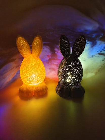 Osterhasen-Lampe mit LED-Teelicht – Deko für die Osterzeit