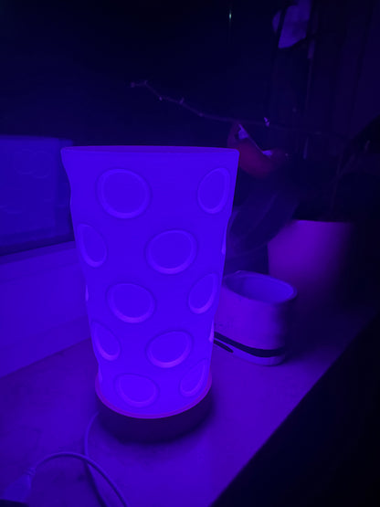 Dubbeglas-LED-Lampe USB betrieben