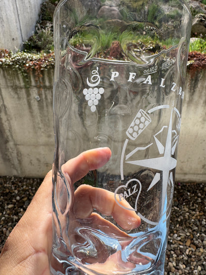 Dubbeglas Mit Etikettenfläche 0,5l BÖ Klar mit Gravur nach Vorlage