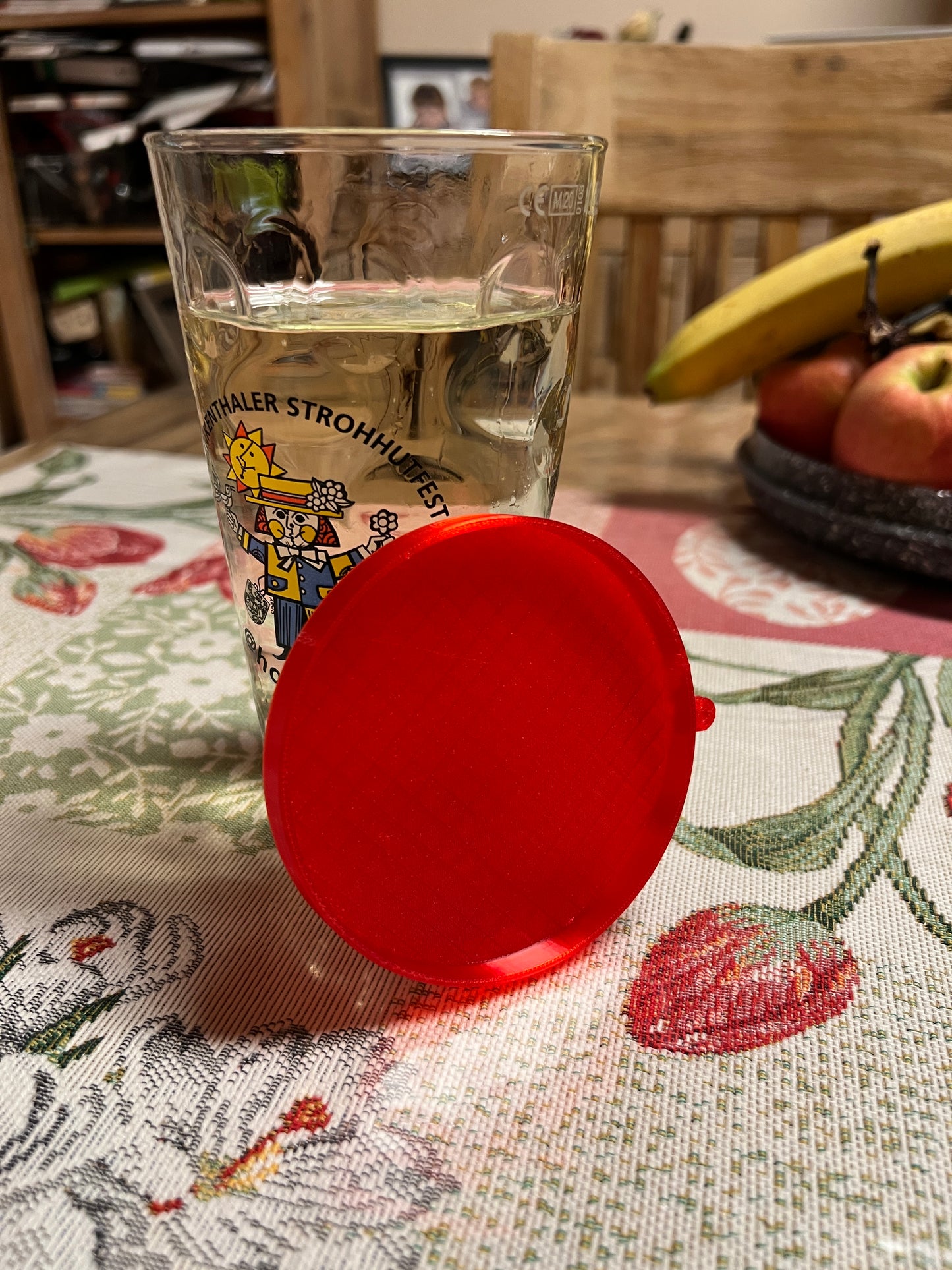 Dubbeglas-Deckel mit Ketten Anhänger
