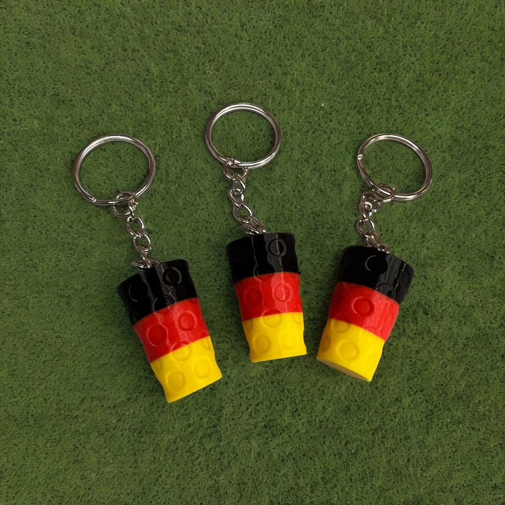 EM 2024 Edition Dubbeglas Anhänger in Länder- und Vereinsfarben