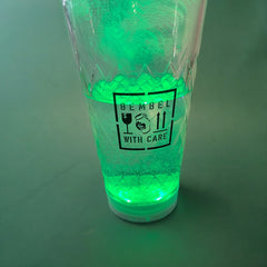 Geripptes Apfelweinglas Licht Set