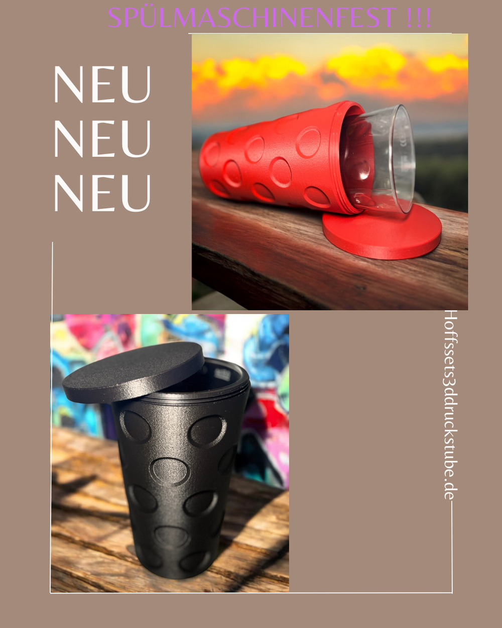 DubbeglasBox / Transportbox NEU Geschirrspüler geeignet !!!