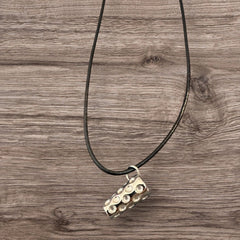 Dubbe Halskette – Lederband mit Dubbe-Anhänger