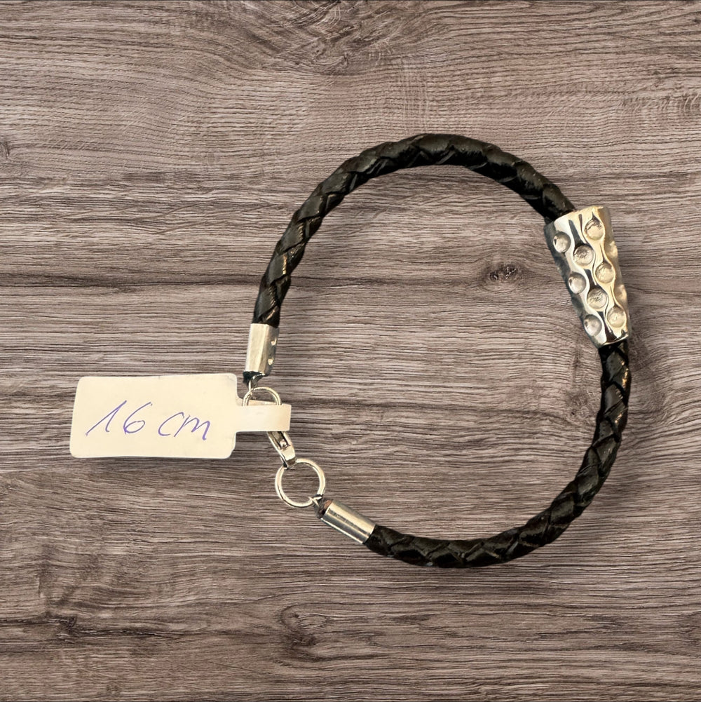 Dubbeglas Armband Edelstahl /Rosogold