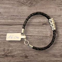 Dubbeglas Armband Edelstahl /Rosogold