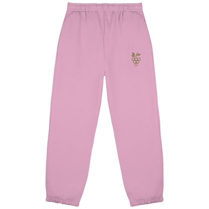 Fluffy Sweatpants mit Traube Gold