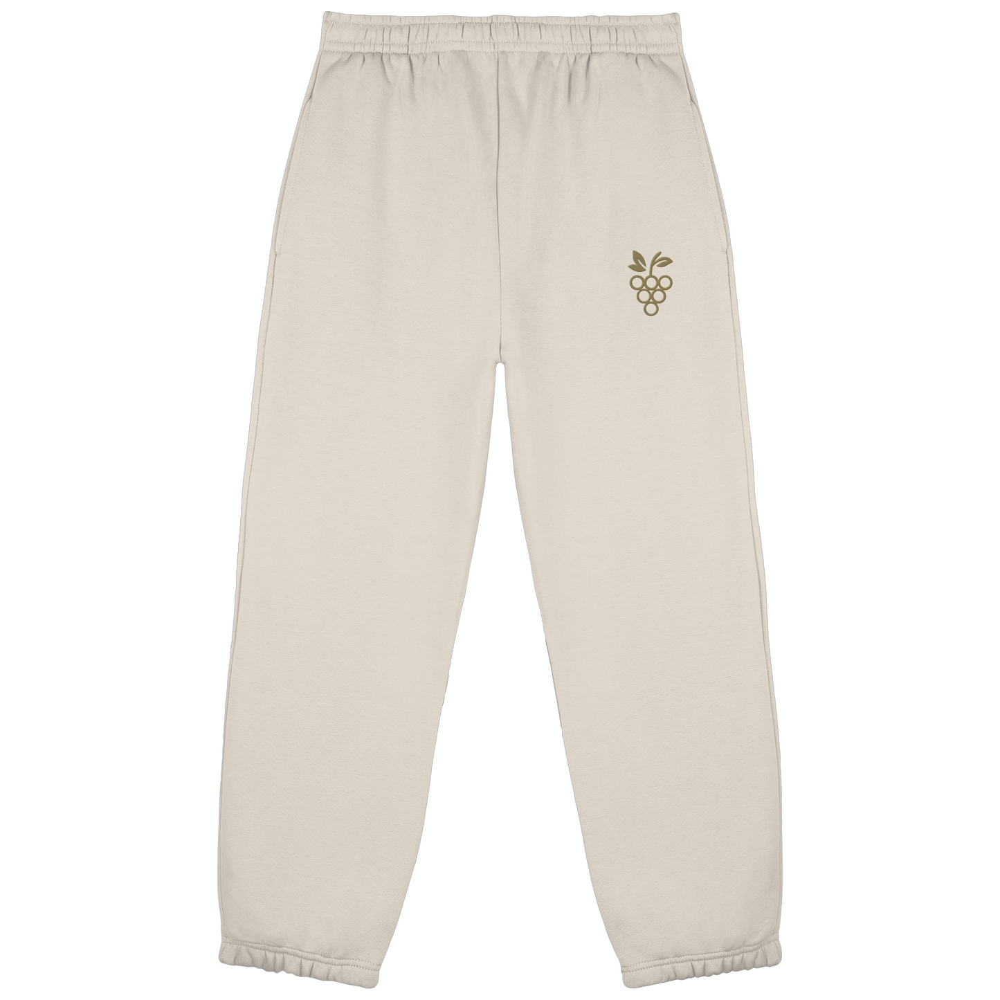 Fluffy Sweatpants mit Traube Gold