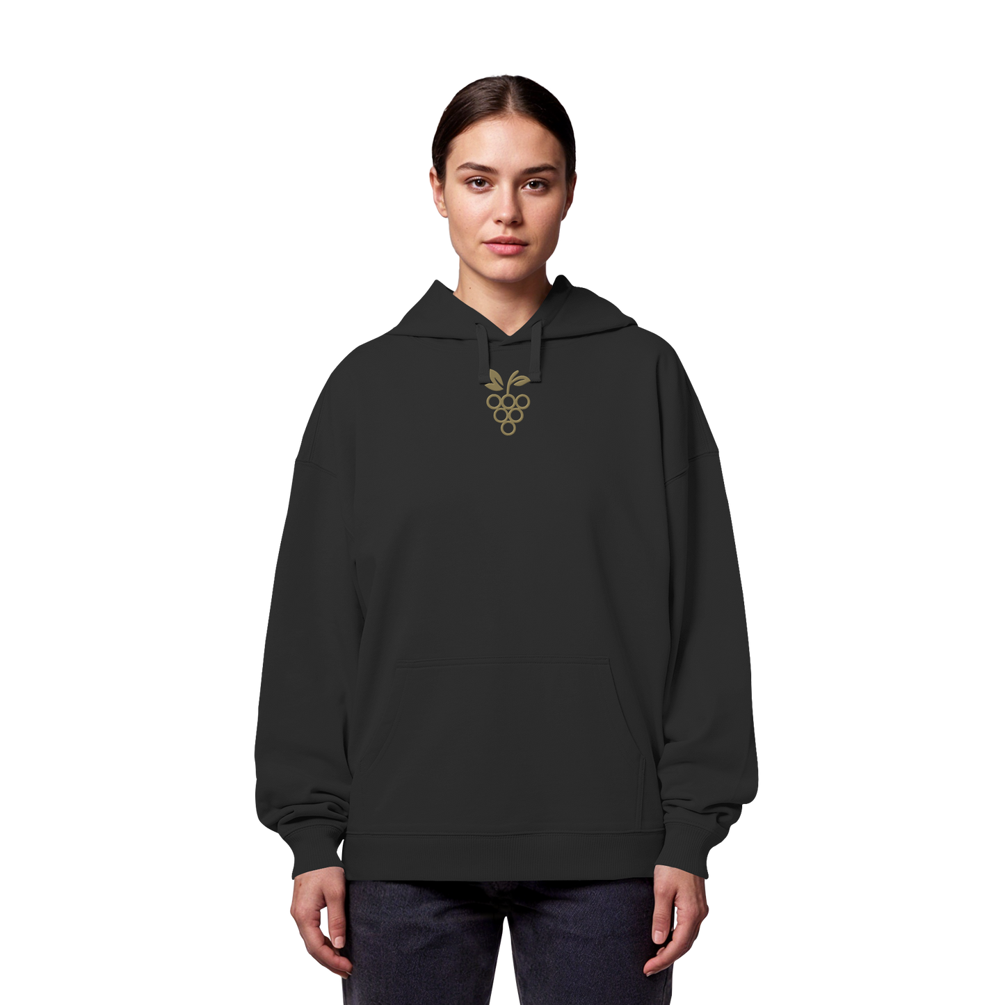 Organic Oversize Sweatshirt (Stick) Traube Gold - Organic Oversize Hoodie