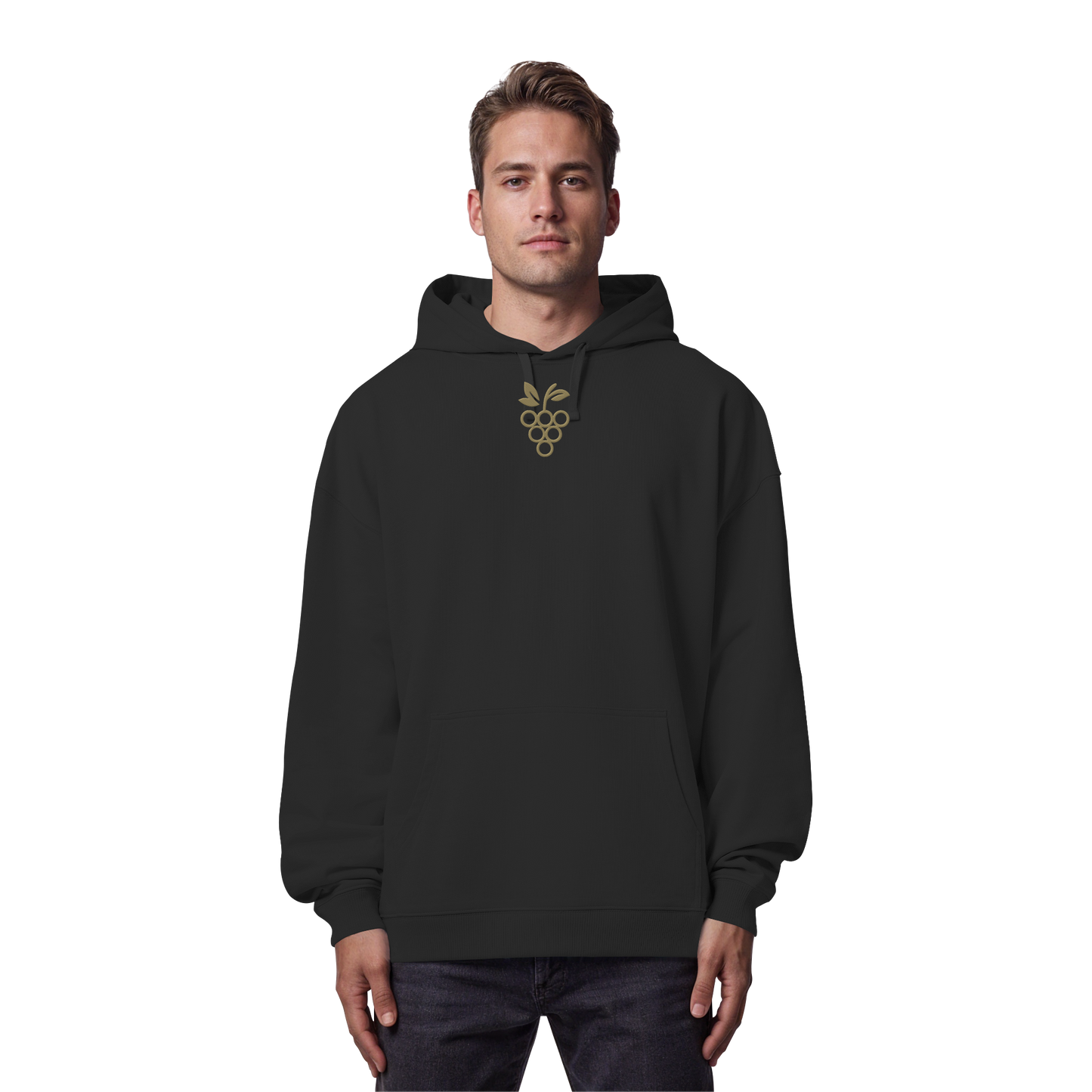Organic Oversize Sweatshirt (Stick) Traube Gold - Organic Oversize Hoodie