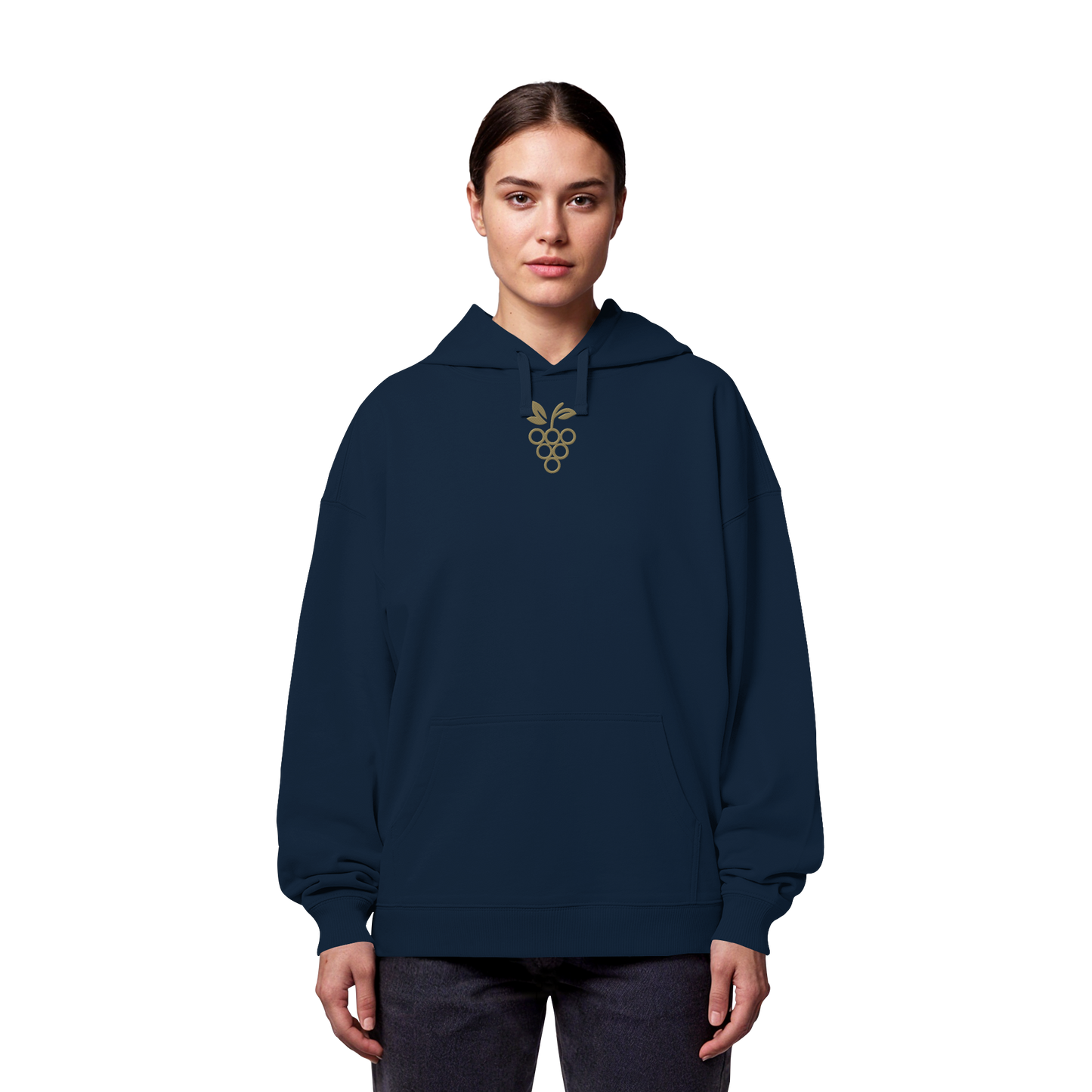 Organic Oversize Sweatshirt (Stick) Traube Gold - Organic Oversize Hoodie