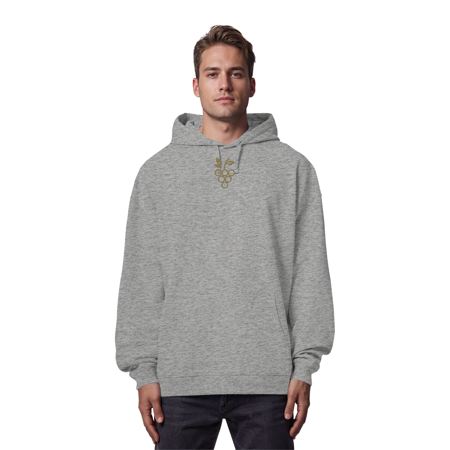 Organic Oversize Sweatshirt (Stick) Traube Gold - Organic Oversize Hoodie