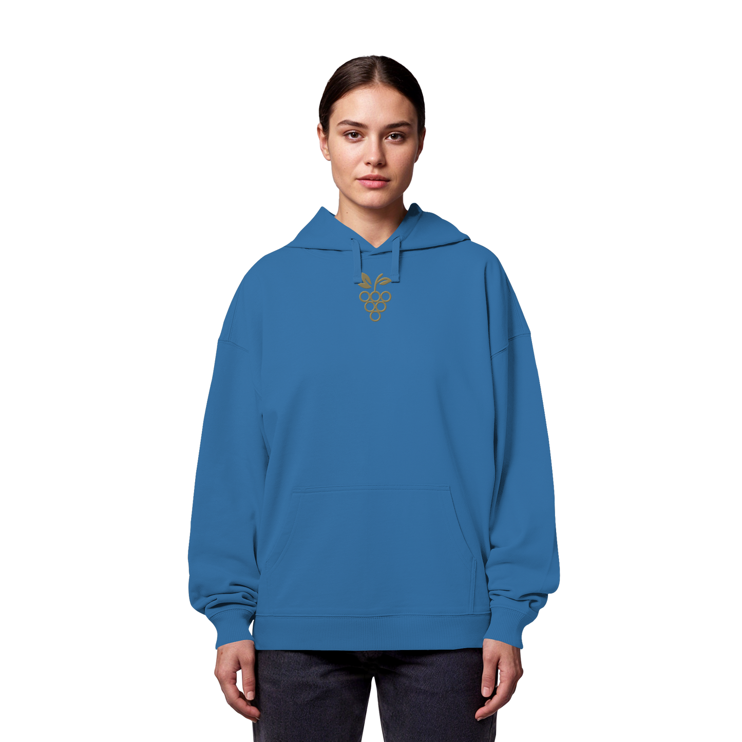 Organic Oversize Sweatshirt (Stick) Traube Gold - Organic Oversize Hoodie