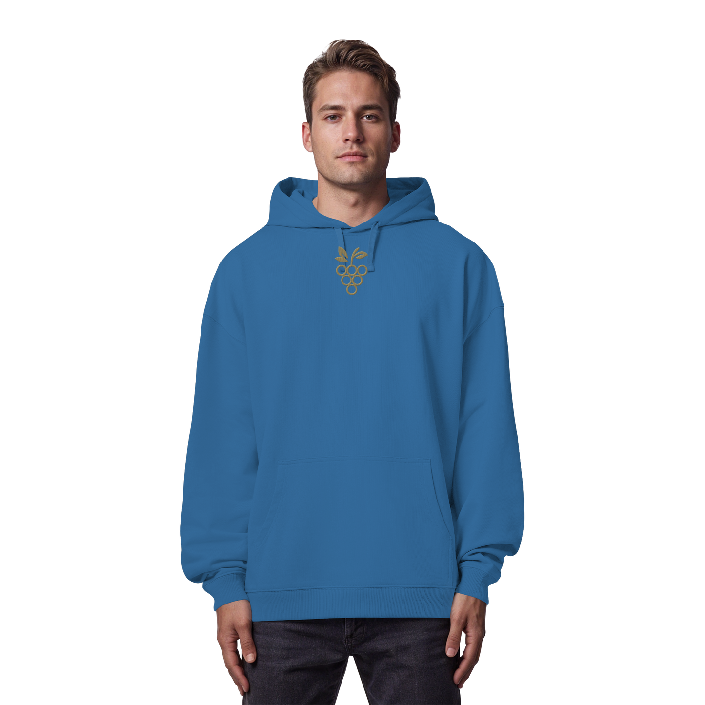 Organic Oversize Sweatshirt (Stick) Traube Gold - Organic Oversize Hoodie