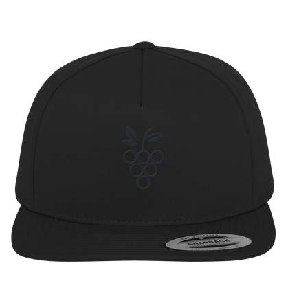Premium Snapback Traube Schwarz