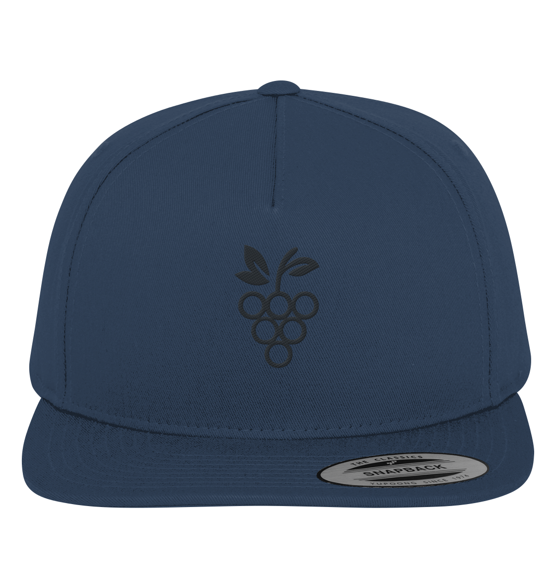 Premium Snapback Traube Schwarz