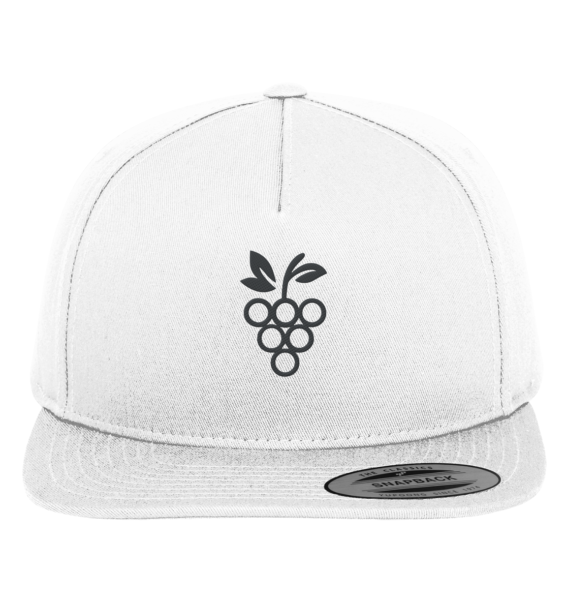 Premium Snapback Traube Schwarz