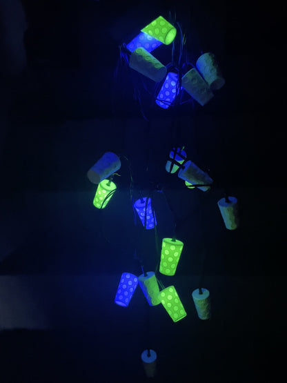 Dubbeglas Lichterkette – Solarbetriebene Bunte LEDs mit Verschiedenen Modi