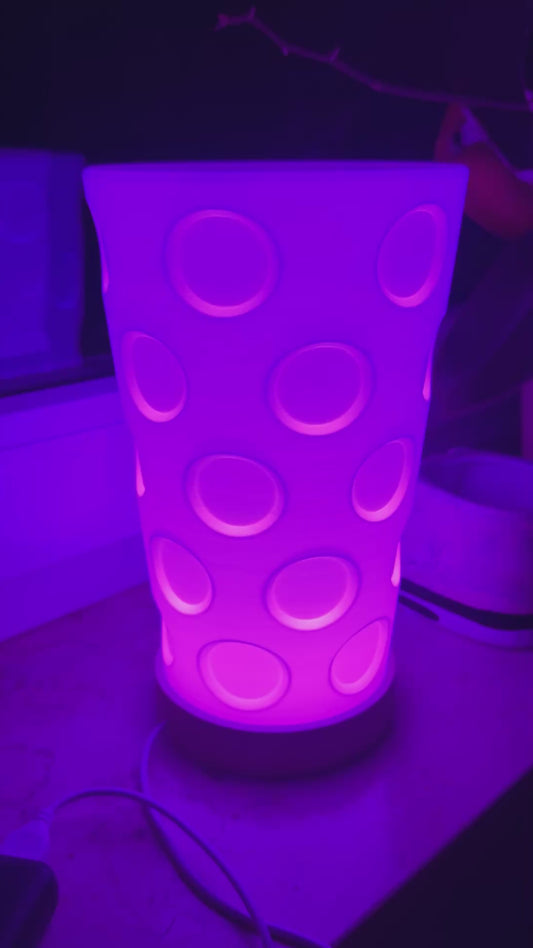 Dubbeglas-LED-Lampe USB betrieben