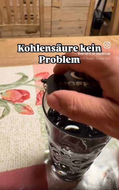 Strohhutfest 50 Jahre / Dubbeglas-Deckel 2.0  mit Ketten für Glas