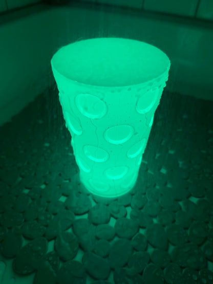 Dubbeglas LED Tisch-Deko-Leuchte mit Fernbedienung – Batteriebetrieben & Spritzwassergeschützt