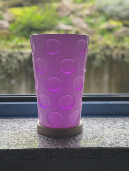 Dubbeglas Deko Tischleuchte Akku